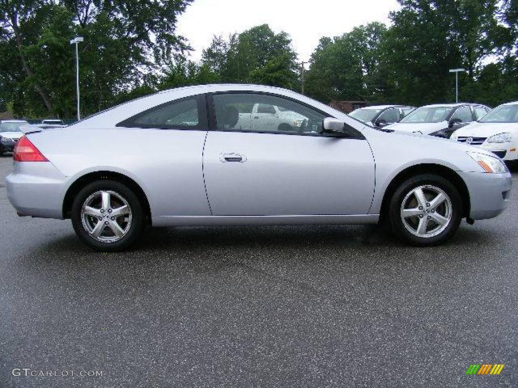 2003 Accord EX Coupe - Satin Silver Metallic / Black photo #6
