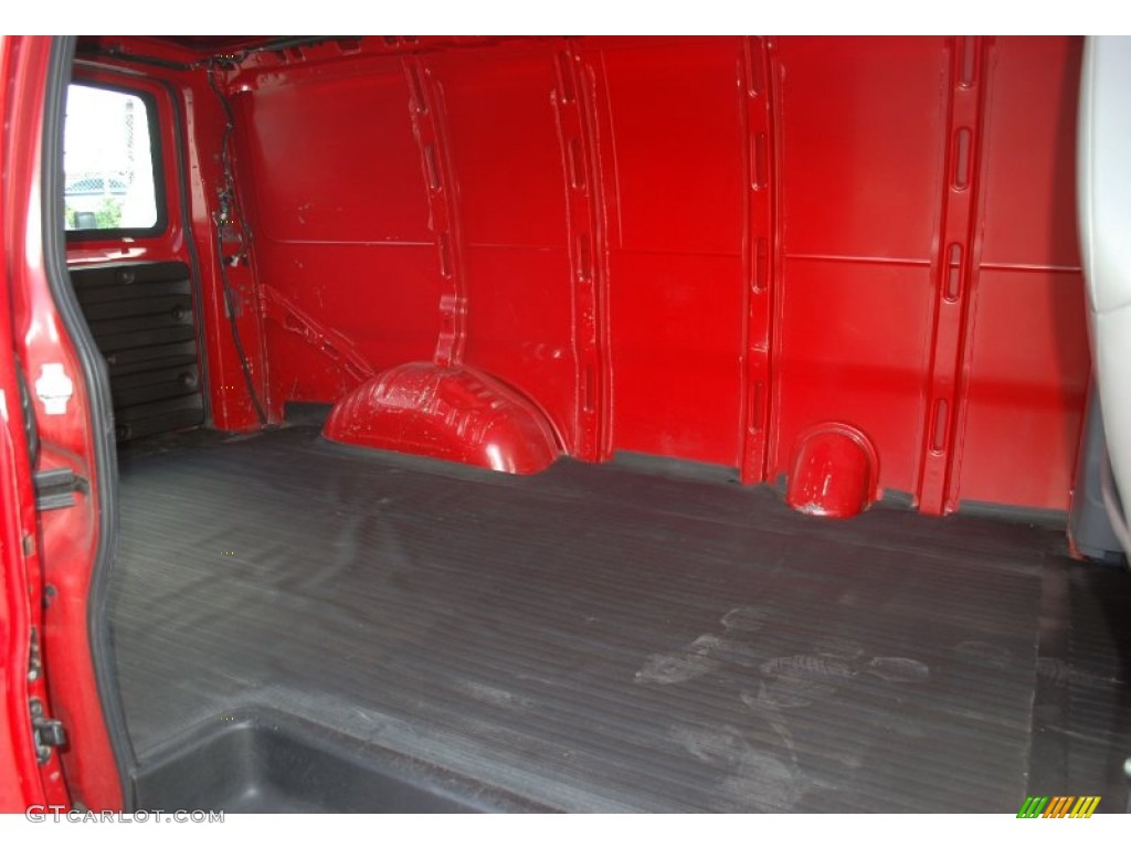 2005 Express 2500 Commercial Van - Victory Red / Medium Dark Pewter photo #4