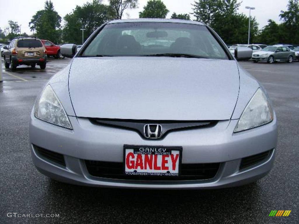 2003 Accord EX Coupe - Satin Silver Metallic / Black photo #8