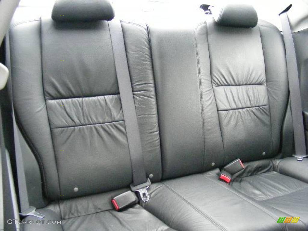 2003 Accord EX Coupe - Satin Silver Metallic / Black photo #12