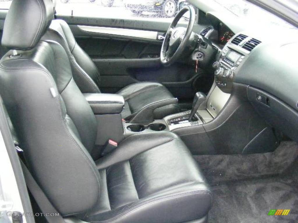 2003 Accord EX Coupe - Satin Silver Metallic / Black photo #13