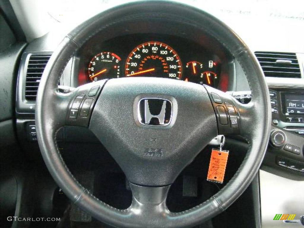 2003 Accord EX Coupe - Satin Silver Metallic / Black photo #15