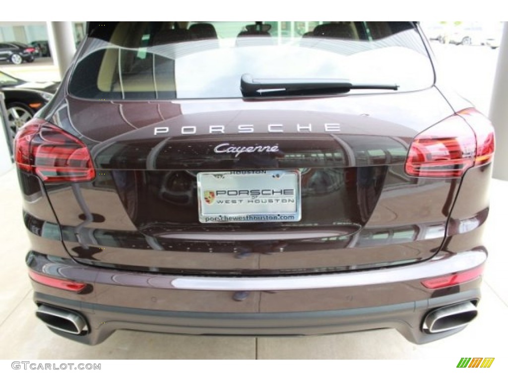 2016 Cayenne  - Mahogany Metallic / Luxor Beige photo #7