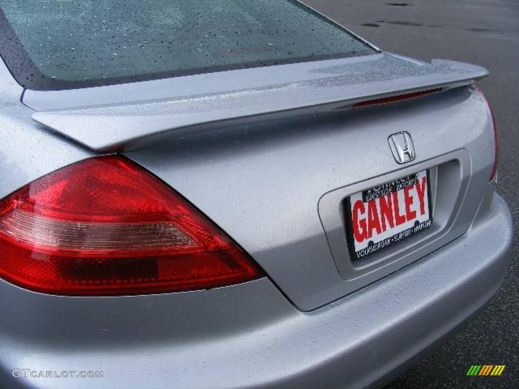 2003 Accord EX Coupe - Satin Silver Metallic / Black photo #22