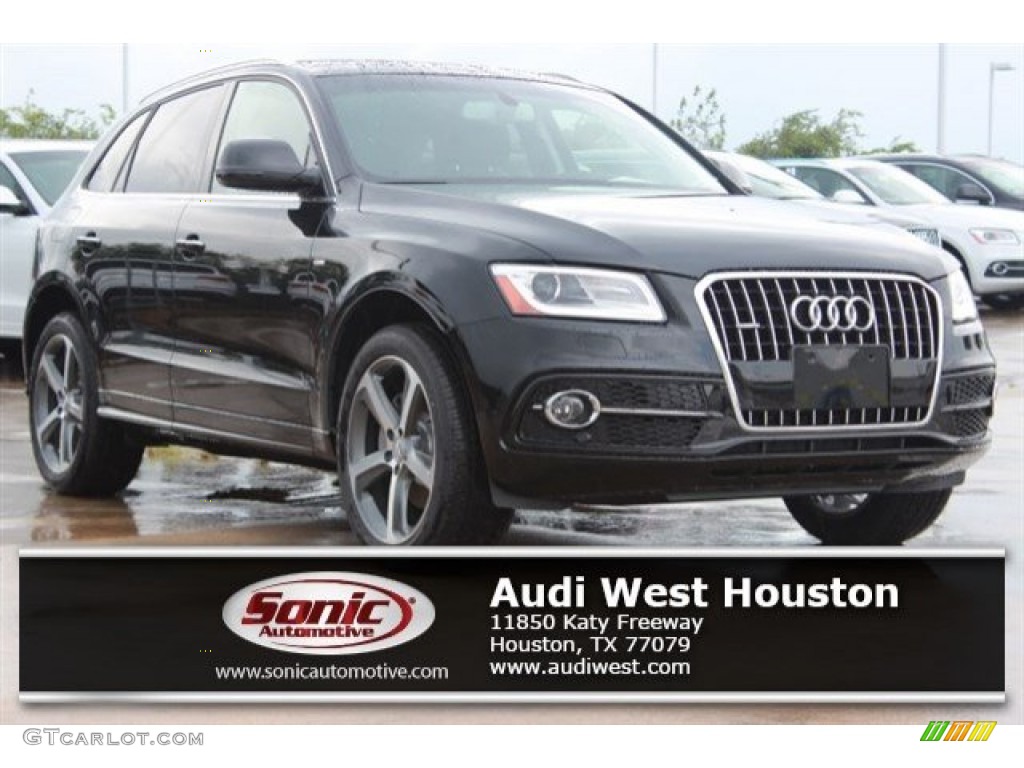 2016 Q5 3.0 TFSI Premium Plus quattro - Mythos Black Metallic / Black photo #1