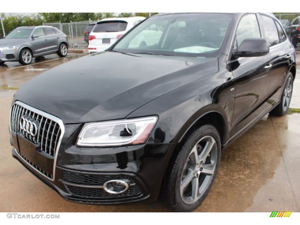 2016 Q5 3.0 TFSI Premium Plus quattro - Mythos Black Metallic / Black photo #3