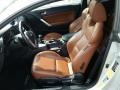 2010 Hyundai Genesis Coupe Black Interior Front Seat Photo