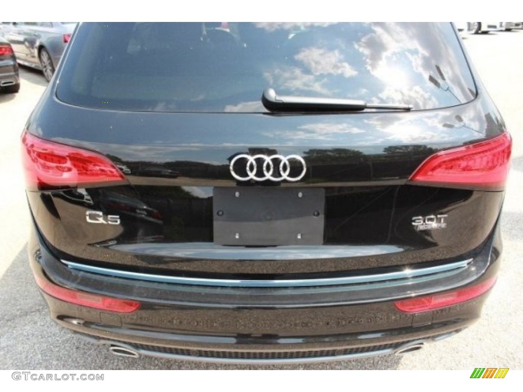 2016 Q5 3.0 TFSI Premium Plus quattro - Mythos Black Metallic / Chestnut Brown photo #7