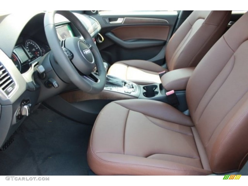 2016 Q5 3.0 TFSI Premium Plus quattro - Mythos Black Metallic / Chestnut Brown photo #14
