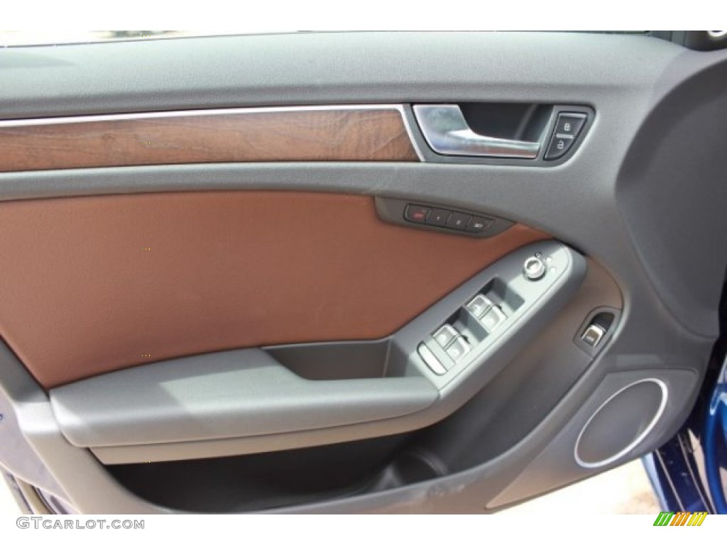 2016 A4 2.0T Premium Plus quattro - Scuba Blue Metallic / Chestnut Brown photo #10