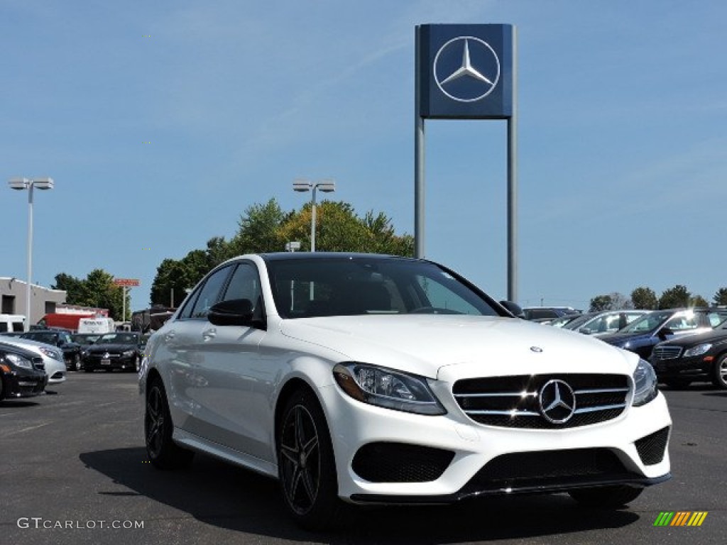 Polar White 2016 Mercedes-Benz C 300 4Matic Sedan Exterior Photo #107068434