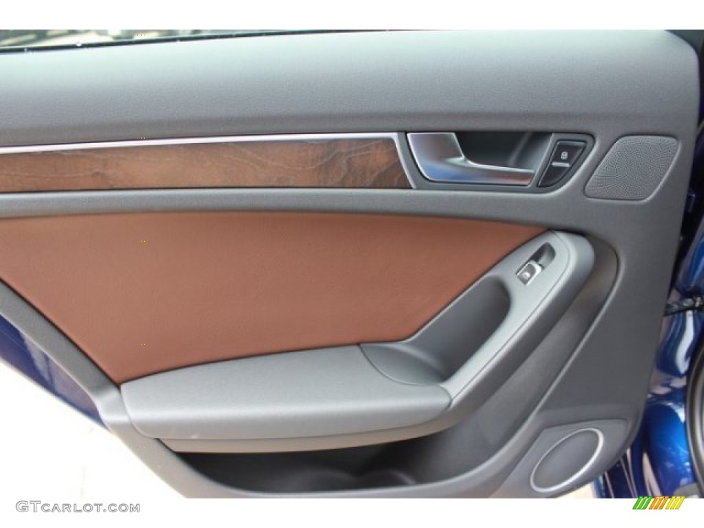 2016 A4 2.0T Premium Plus quattro - Scuba Blue Metallic / Chestnut Brown photo #32