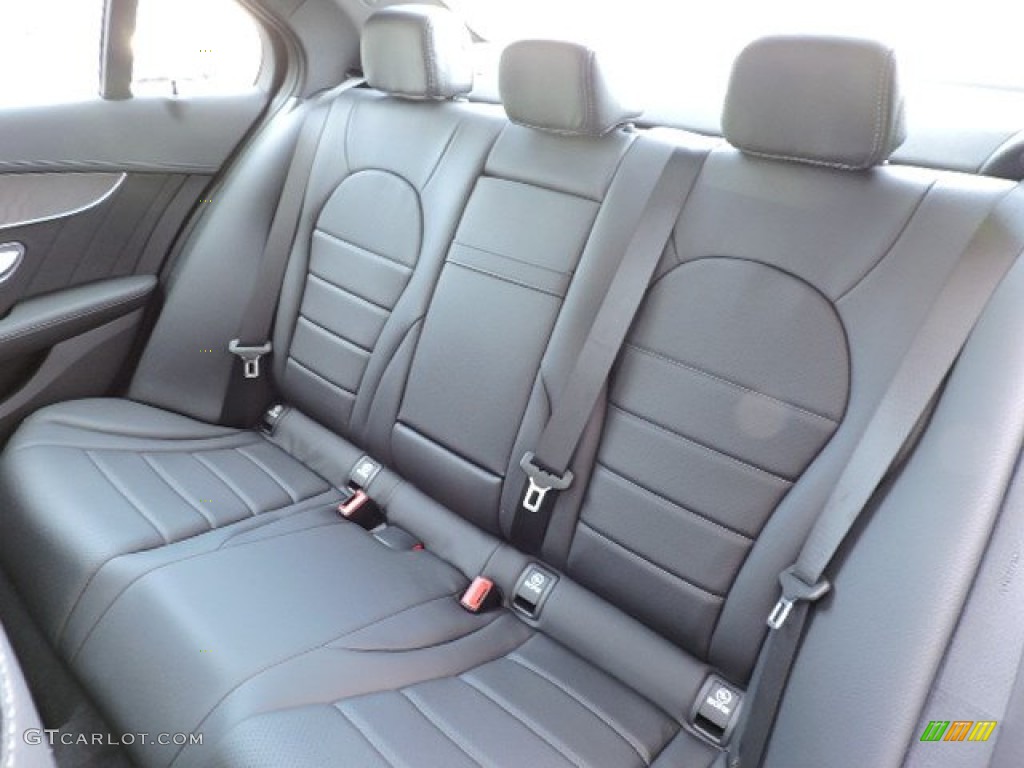 2016 Mercedes-Benz C 300 4Matic Sedan Rear Seat Photo #107068504