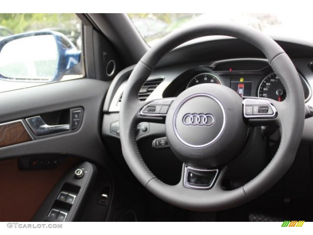 2016 A4 2.0T Premium Plus quattro - Scuba Blue Metallic / Chestnut Brown photo #36
