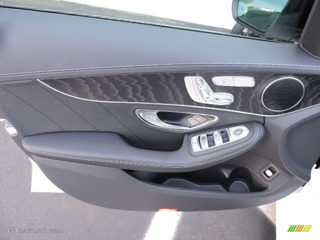 2016 Mercedes-Benz C 300 4Matic Sedan Black Door Panel Photo #107068579