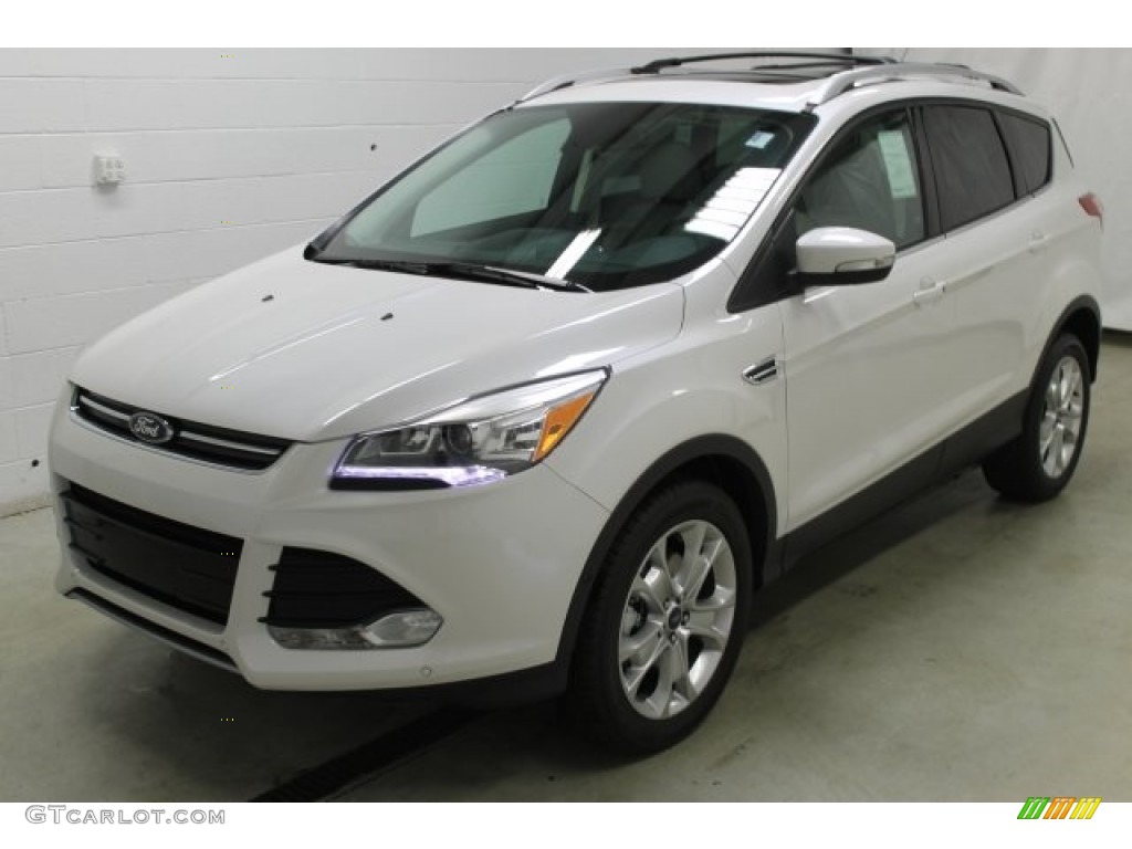 2016 Escape Titanium 4WD - White Platinum Metallic / Medium Light Stone photo #3