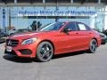 2016 designo Cardinal Red Metallic Mercedes-Benz C 300 4Matic Sedan  photo #1