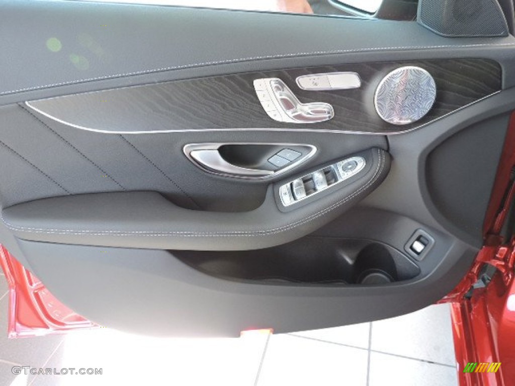 2016 Mercedes-Benz C 300 4Matic Sedan Black Door Panel Photo #107068987