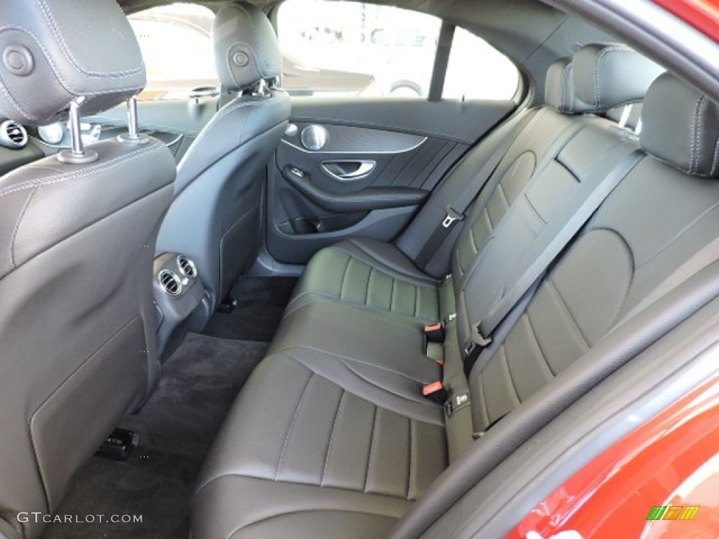 Black Interior 2016 Mercedes-Benz C 300 4Matic Sedan Photo #107068996