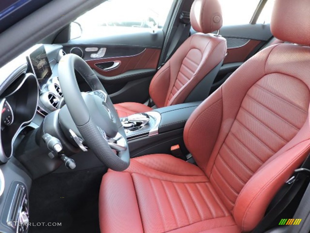 Cranberry Red Black Interior 2016 Mercedes Benz C 300 4matic