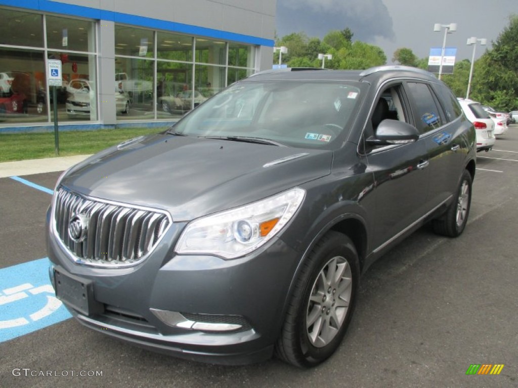 Cyber Gray Metallic 2014 Buick Enclave Leather AWD Exterior Photo #107069539