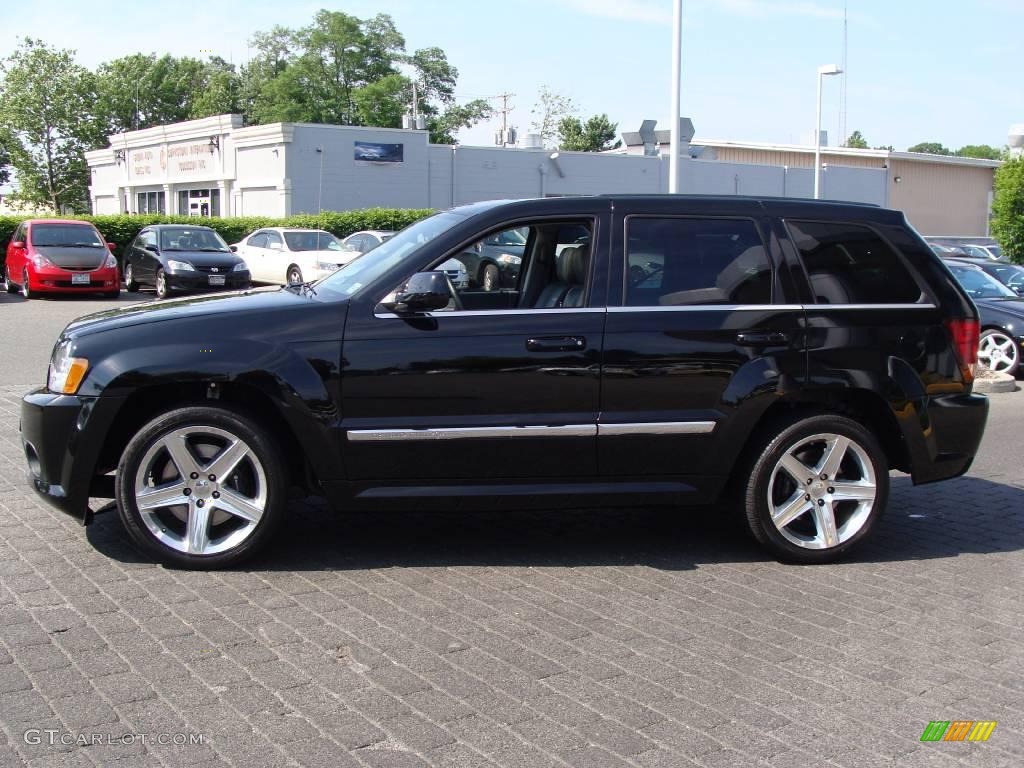 2006 Grand Cherokee SRT8 - Black / Medium Slate Gray photo #5