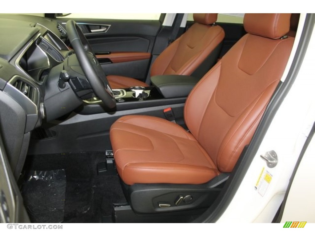 Cognac Interior 2015 Ford Edge Titanium AWD Photo #107069562 | GTCarLot.com