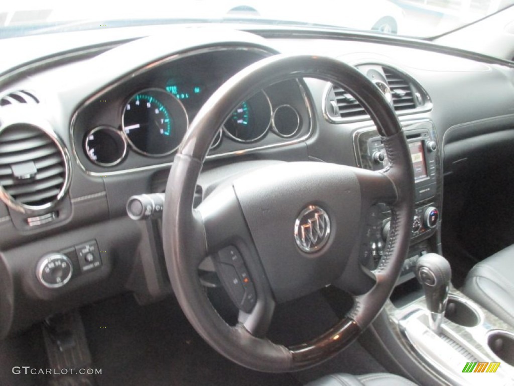 2014 Enclave Leather AWD - Cyber Gray Metallic / Ebony photo #22