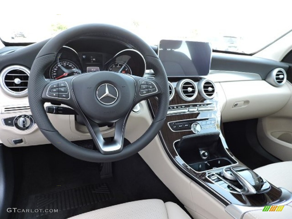 2016 Mercedes-Benz C 300 4Matic Sedan Black Dashboard Photo #107069773