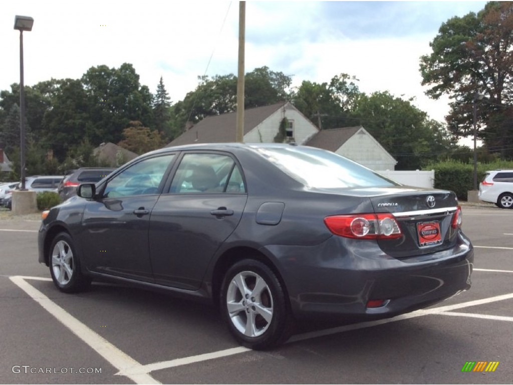 2012 Corolla LE - Magnetic Gray Metallic / Ash photo #6