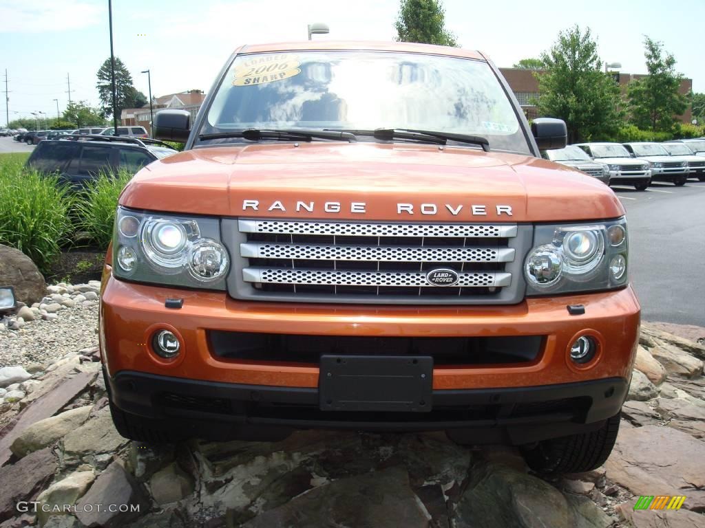 2006 Range Rover Sport Supercharged - Vesuvius Orange Metallic / Ebony Black photo #2