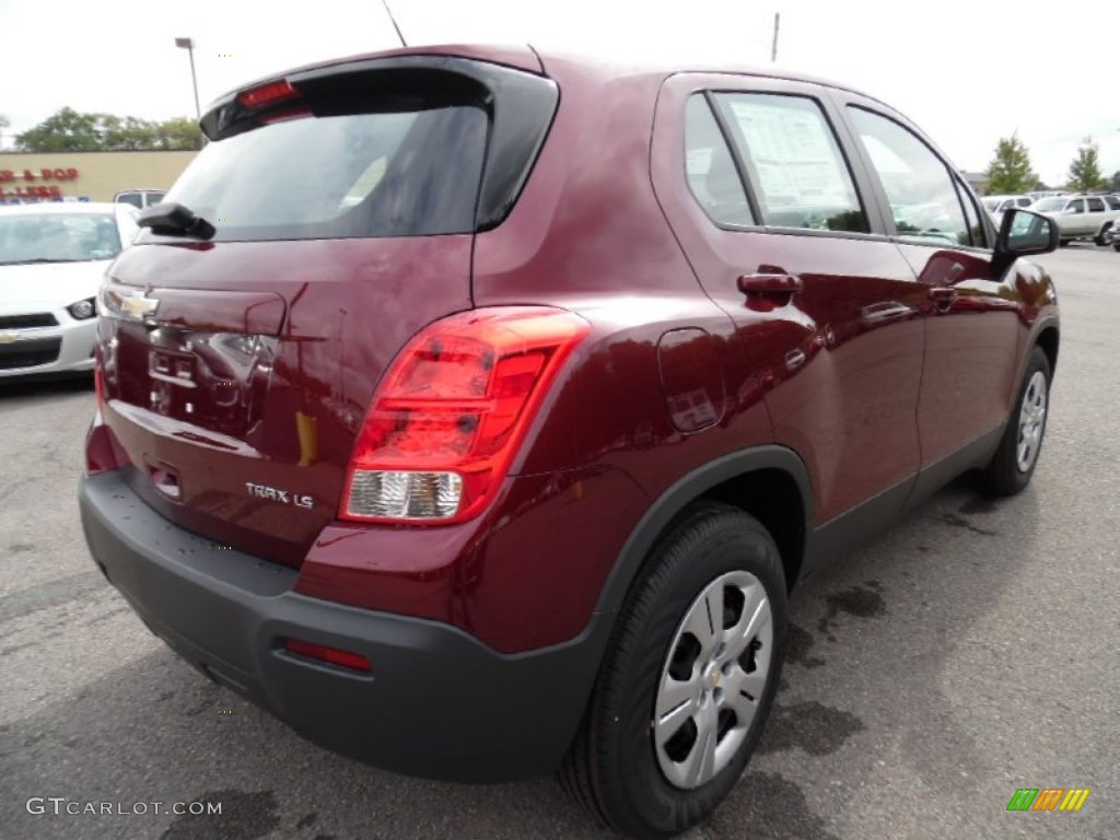 2016 Trax LS - Crimson Metallic / Jet Black photo #6