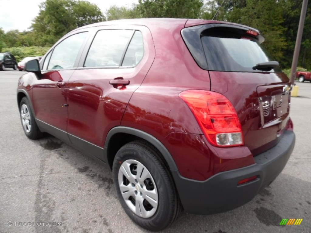 2016 Trax LS - Crimson Metallic / Jet Black photo #9
