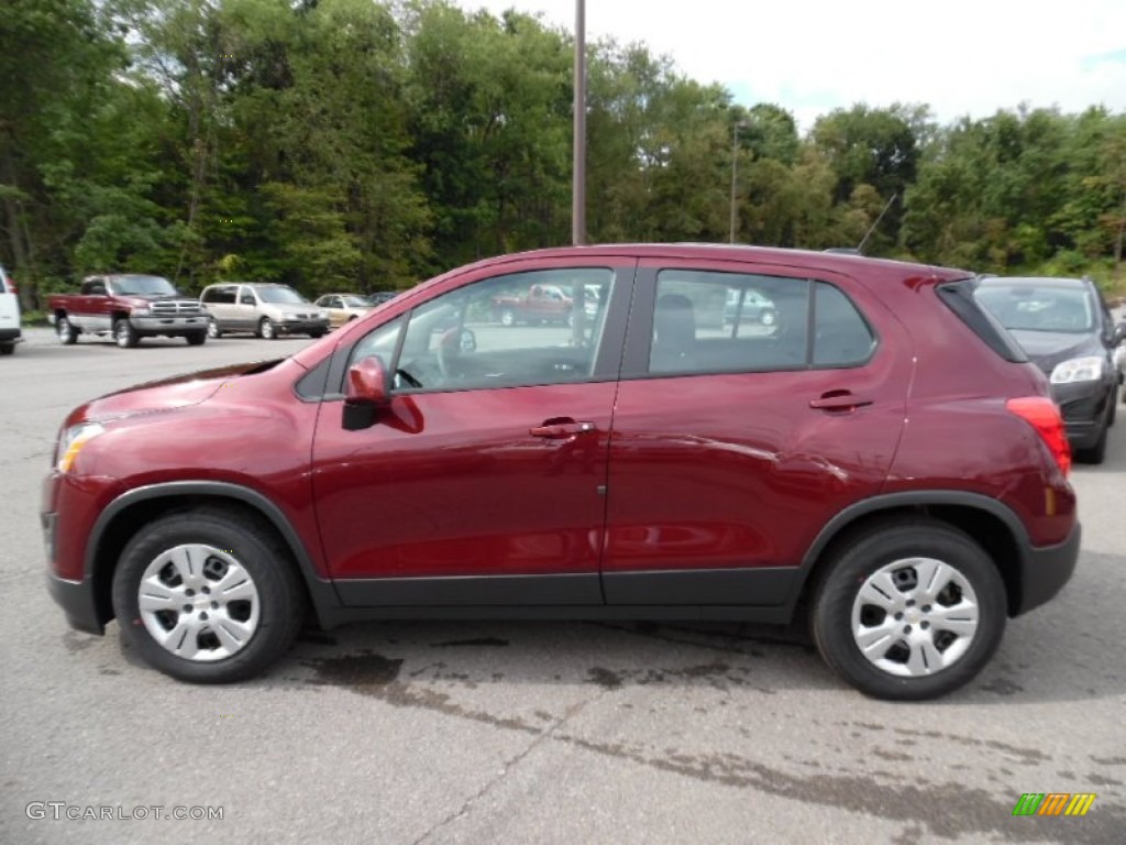 2016 Trax LS - Crimson Metallic / Jet Black photo #10