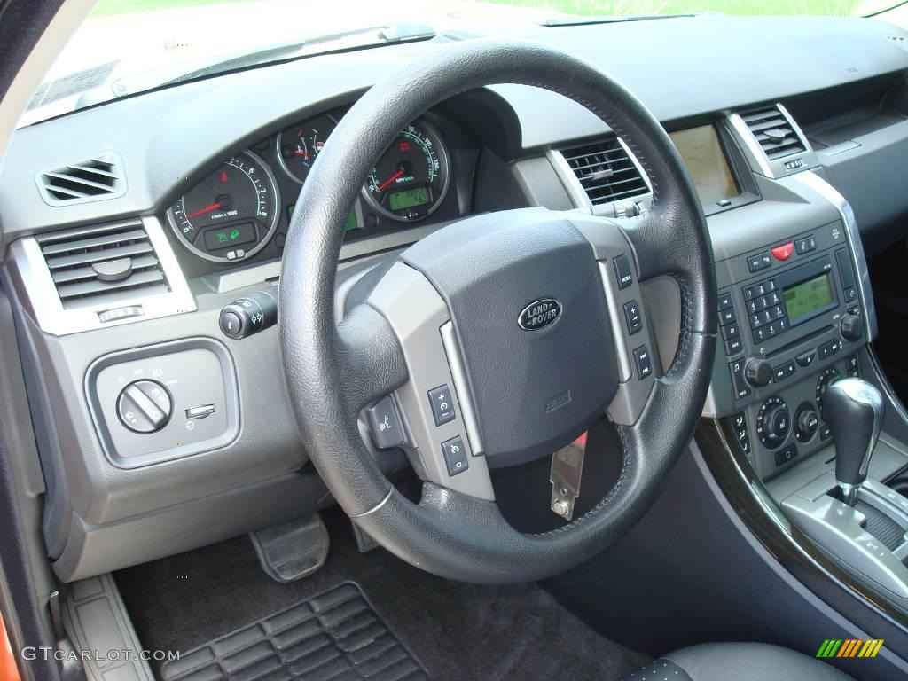 2006 Range Rover Sport Supercharged - Vesuvius Orange Metallic / Ebony Black photo #9