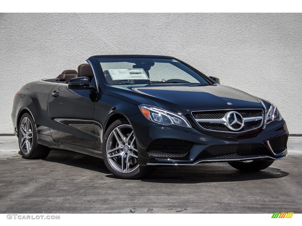 Black 2016 Mercedes-Benz E 400 Cabriolet Exterior Photo #107072119