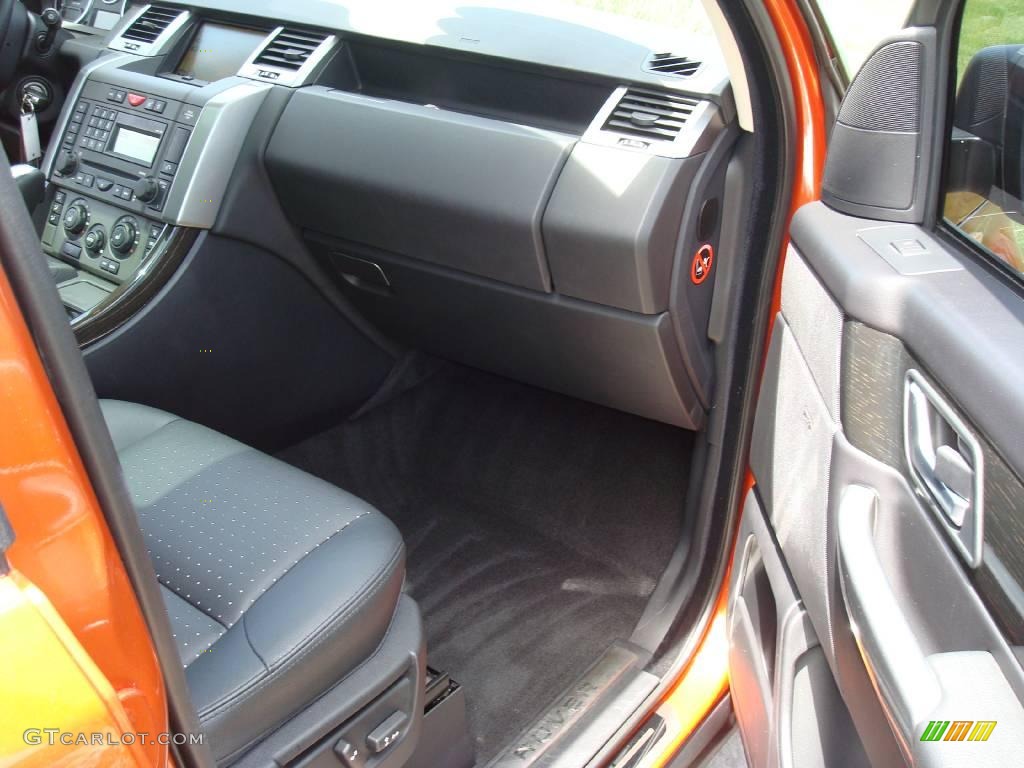 2006 Range Rover Sport Supercharged - Vesuvius Orange Metallic / Ebony Black photo #14