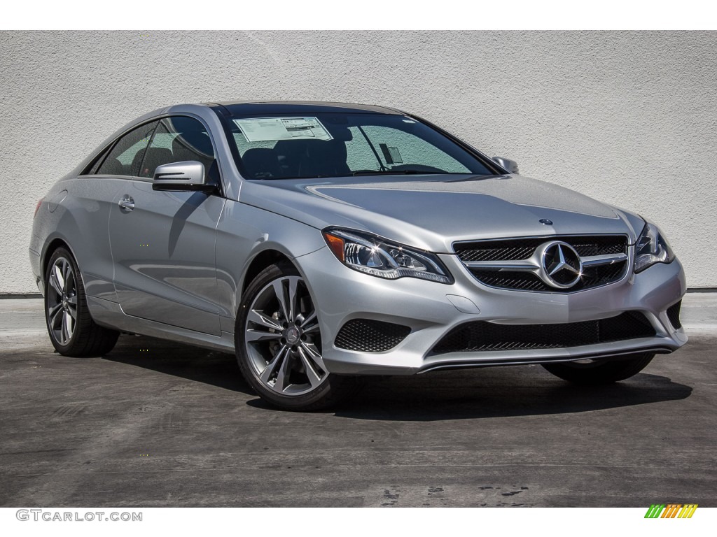 Iridium Silver Metallic 2016 Mercedes-Benz E 400 Coupe Exterior Photo #107072587