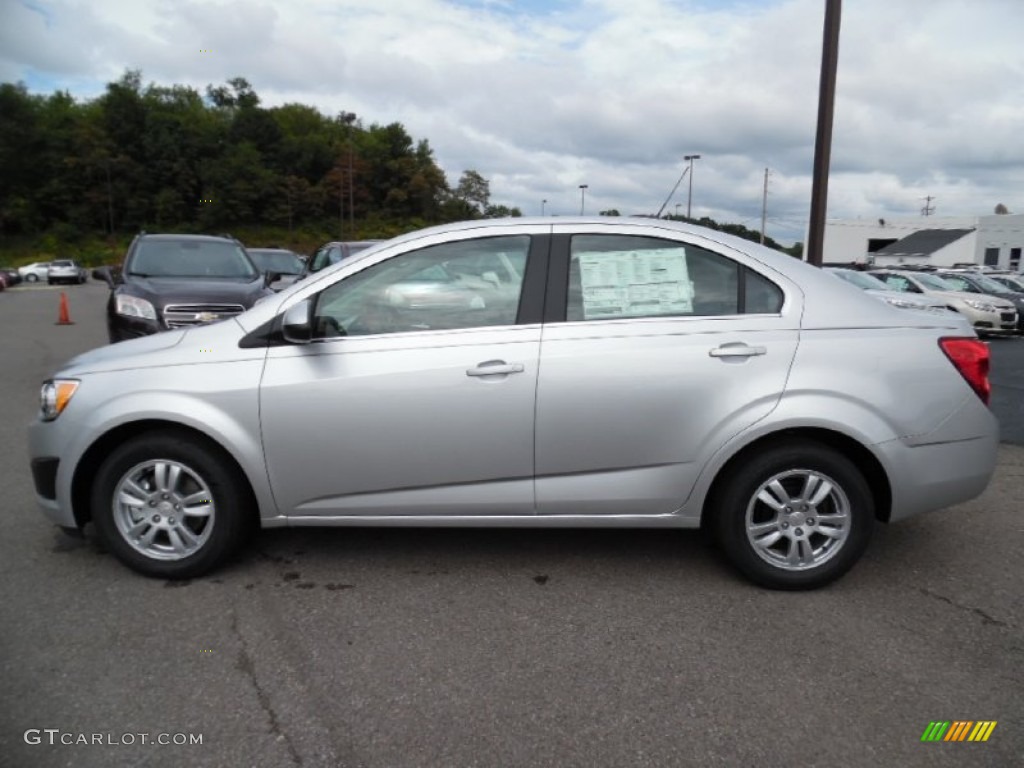 Silver Ice Metallic 2016 Chevrolet Sonic LT Sedan Exterior Photo #107072602