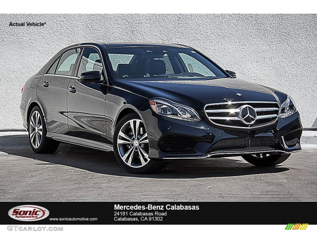 2016 E 350 Sedan - Black / Black photo #1
