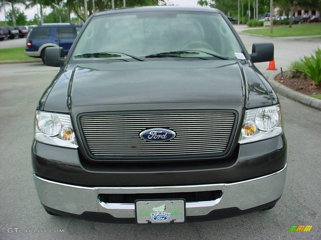 2006 F150 XLT SuperCrew - Dark Stone Metallic / Tan photo #9