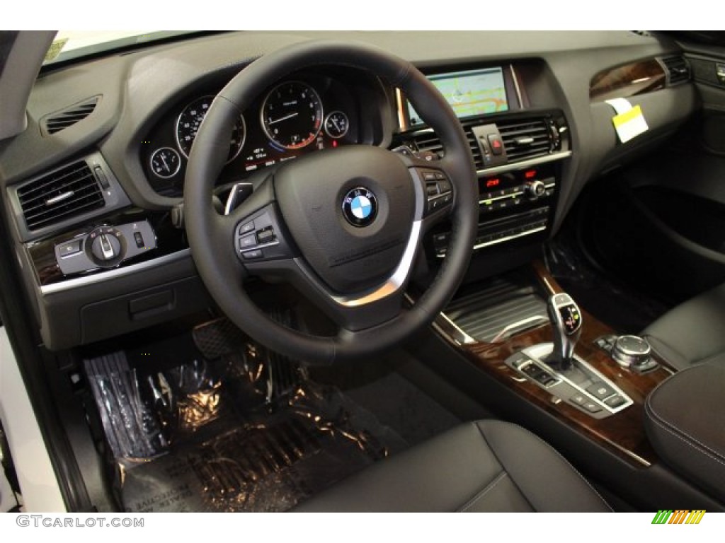 Black Interior 2016 BMW X4 xDrive28i Photo #107076010