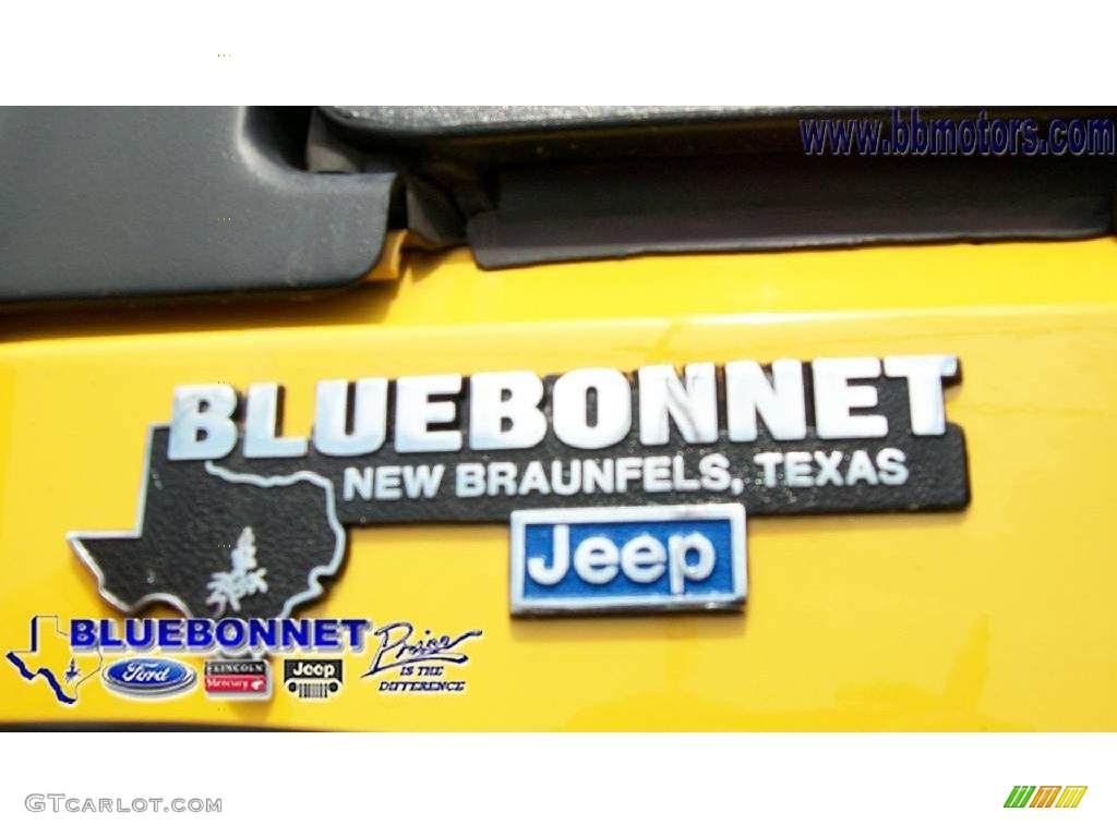 2006 Wrangler Unlimited Rubicon 4x4 - Solar Yellow / Dark Slate Gray photo #14