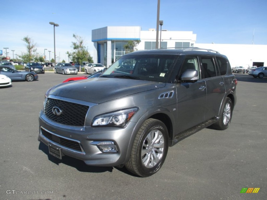 Graphite Shadow 2015 Infiniti QX80 AWD Exterior Photo #107078784