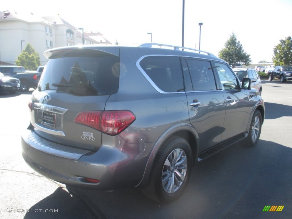 2015 QX80 AWD - Graphite Shadow / Graphite photo #6
