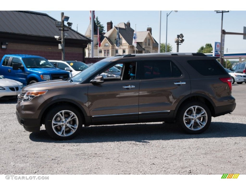 2015 Explorer Limited 4WD - Caribou / Charcoal Black photo #2