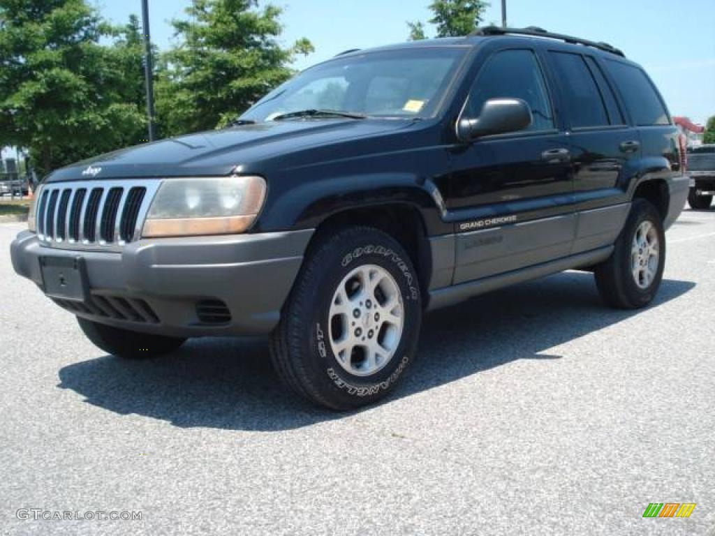 2001 Grand Cherokee Laredo 4x4 - Black / Agate photo #1
