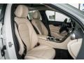 Silk Beige/Black 2016 Mercedes-Benz C 300 Sedan Interior Color