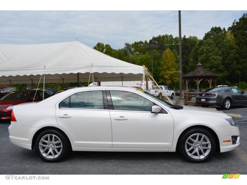 White Suede 2011 Ford Fusion SEL Exterior Photo #107081502