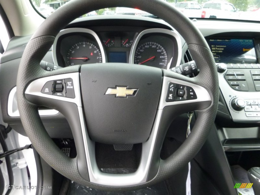 2016 Chevrolet Equinox LT AWD Jet Black Steering Wheel Photo #107081679